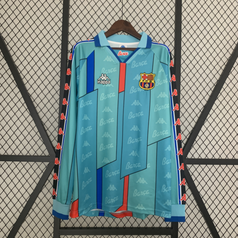Retro Long Sleeve Barcelona 96/97 Away Kit